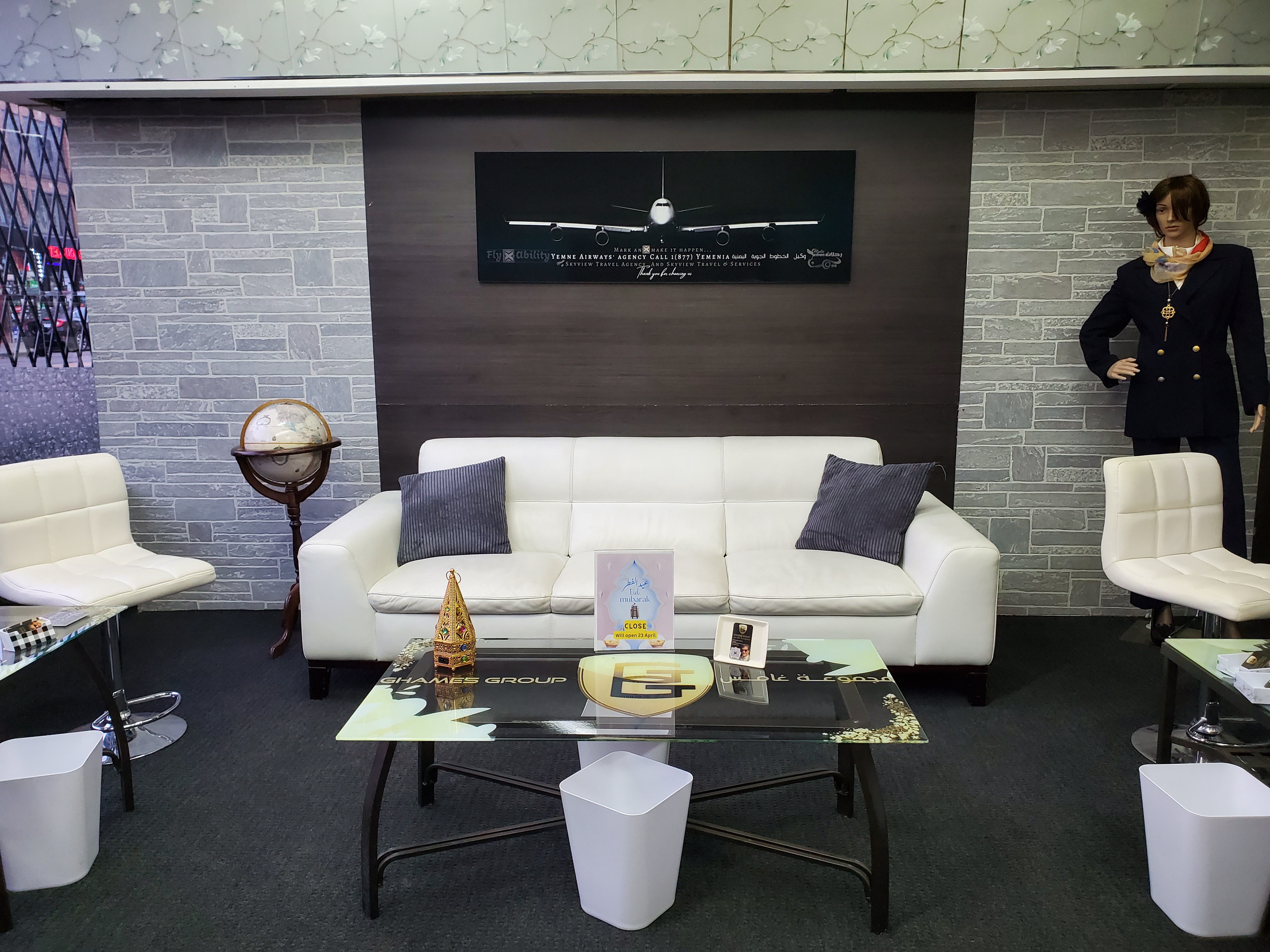 FlyXability office space — professional travel services